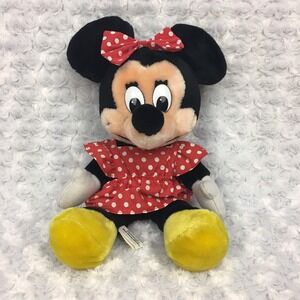 Minnie Mouse‎ Disneyland Sitting Plush Vintage Walt Disney World Medium Sized